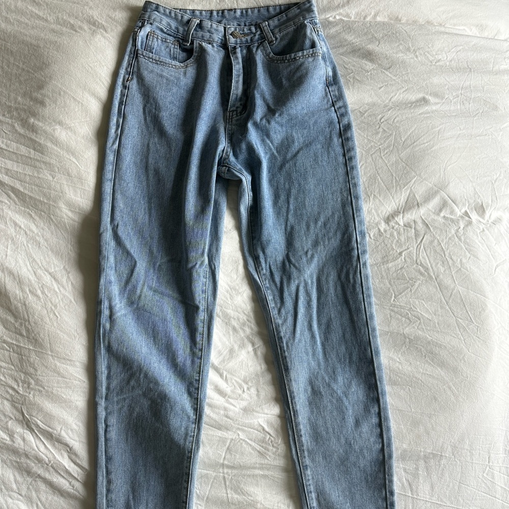 straight leg jeans